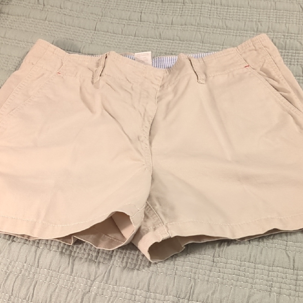 Tommy Hilfiger Tan Bermuda Shorts Classic Cotton Blend